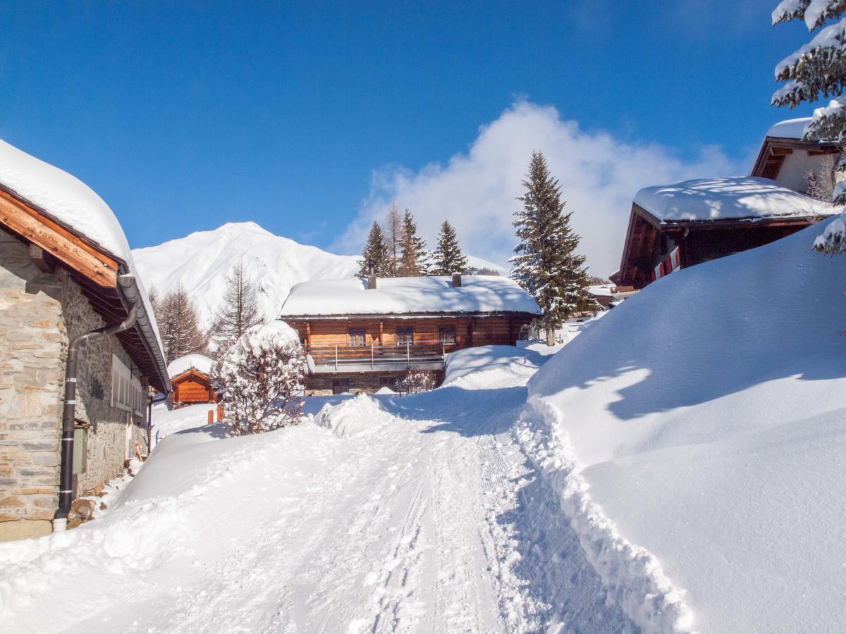 Gruppenhaus Im Walliser Alpstyle Rosswald Екстер'єр фото